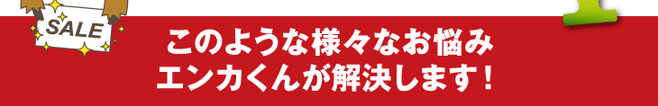 このような様々なお悩みを簡単、お手軽、低価格のCMS･メルマガ配信ソフト「おてがるエンカくん」が解決します!